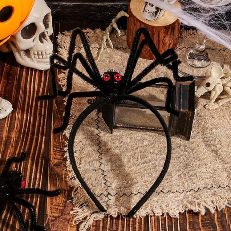 Halloween Parties Essential Headbands Comfortable Festival Halloween Headgears with Spders for Parties Fun