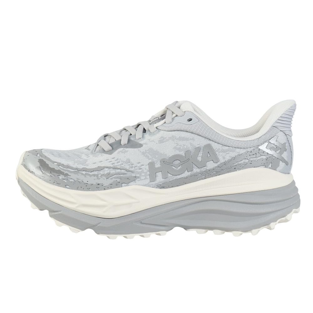 HOKA Stinson 7 Trail Running Shoes Size (Light Gray, 25.5, Men's, 1141530-SLBS)