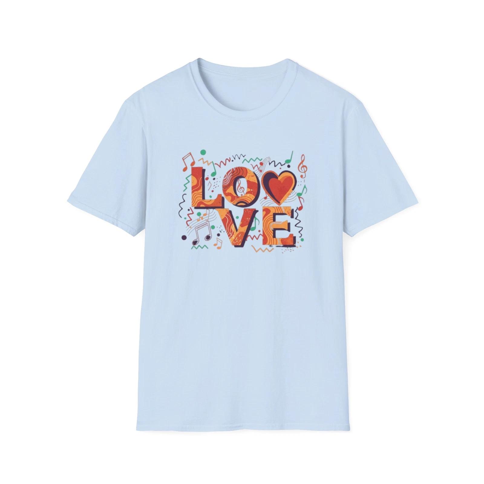 Love T shirt, Romantic Graphic Tee, Love PrinT shirt, Valentine s Day Gift XL