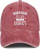 Th Birthday Gifts Women Unisex  Hats Vintage  Baseball Cap Th Birthday Gifts for  Year Old Father Mothers Day