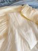Elegant Versatile High-Quality A-Line Pleated Mesh Skirt for Women - Mid-Length Fairy Style