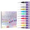 Multi Color Nail Art Pen Kit 12PCS Quick Dry Formula Smooth Application Professional Results