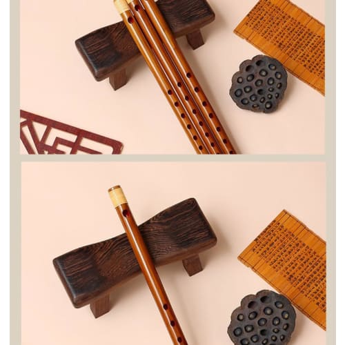 GGSYHHA Bamboo Shinobue Flute, Horizontal Flute, Made from Bitter Bamboo, Available in 6, 7, or 8 Keys, Portable Folk Flute, Handcrafted by Artisans w