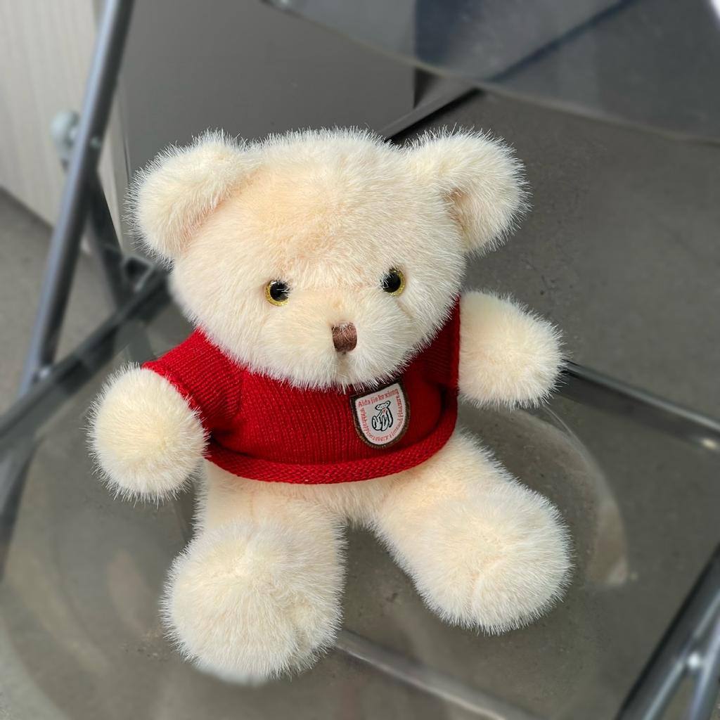 High-quality European Mink Teddy Bear Doll Grab Machine Plush Toy Birthday Gifts Spreading Street Stove Ring