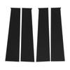 4pcs Pillar Post Trim High Strength PC Gloss Black Door Window Pillar Cover for 1500 2500 HD 3500 HD 2014 2018