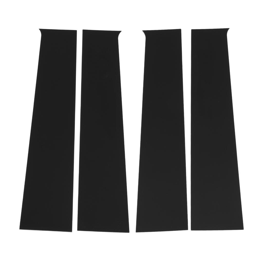 4pcs Pillar Post Trim High Strength PC Gloss Black Door Window Pillar Cover for 1500 2500 HD 3500 HD 2014 2018