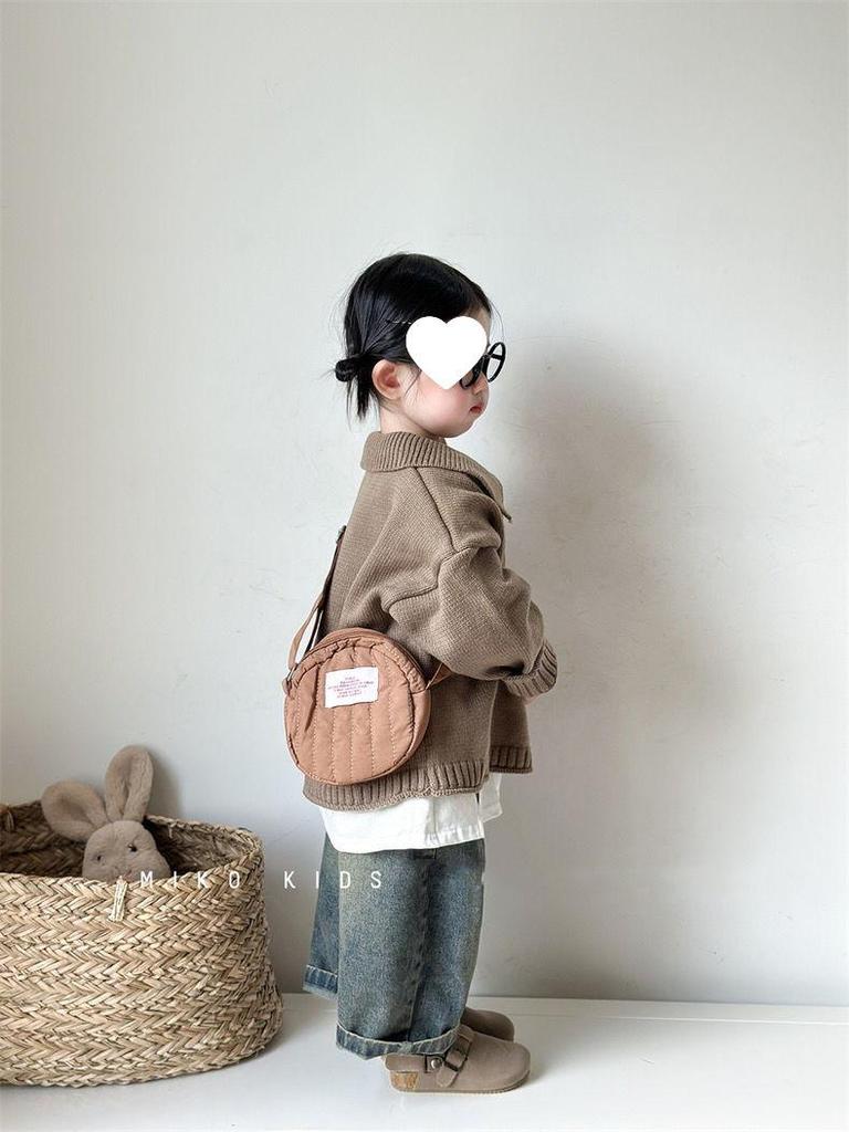 2025 Spring & Autumn Kids' Wide-Leg Pants: Stylish American & Korean Jeans for Boys & Girls
