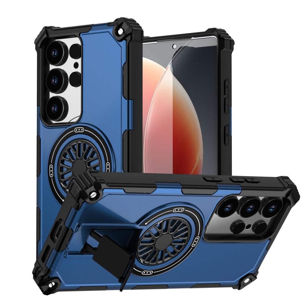 Guardian Magnetic Phone Case for Samsung S25 Ultra Stand Moto Shockproof PC Case