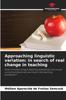 Bok Approaching Linguistic Variation : In Search of Real Change In Teaching