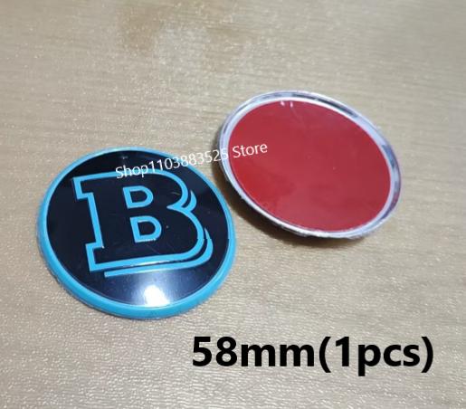 52/58/73/80/90mm Steering Wheel Center Logo Modify Parts for BRABUS Smart S C E CLA GLA W464 G63 G65 G350 W213 W204 W205
