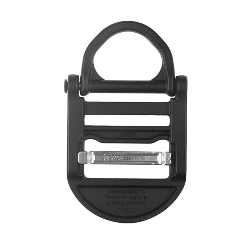 Quick Release 38mm Tactical Belt Buckle Customizable Logo Black Metal Nylon Belt Buckle Head