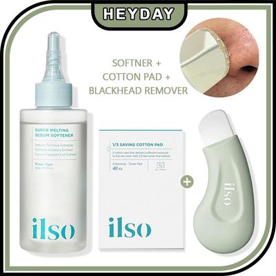 Super Schmelzendes Serum Weichmacher 150ml – Koreanisches Porenpflege-Set mit Baumwolle & Mitesserentferner (3 Stück)