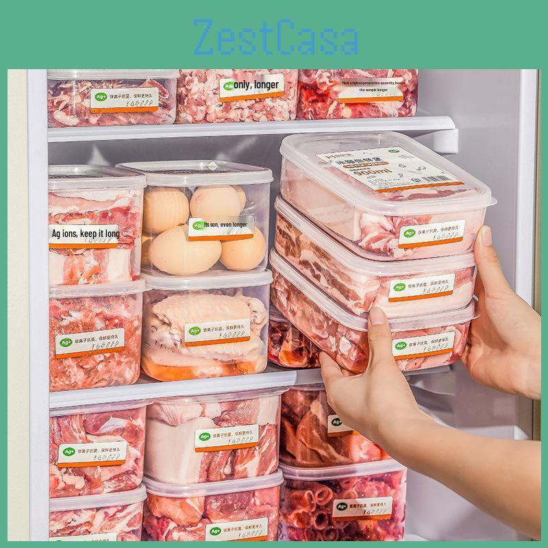 Food Storage Rectangular Transparent Sealed Set For Refrigeration