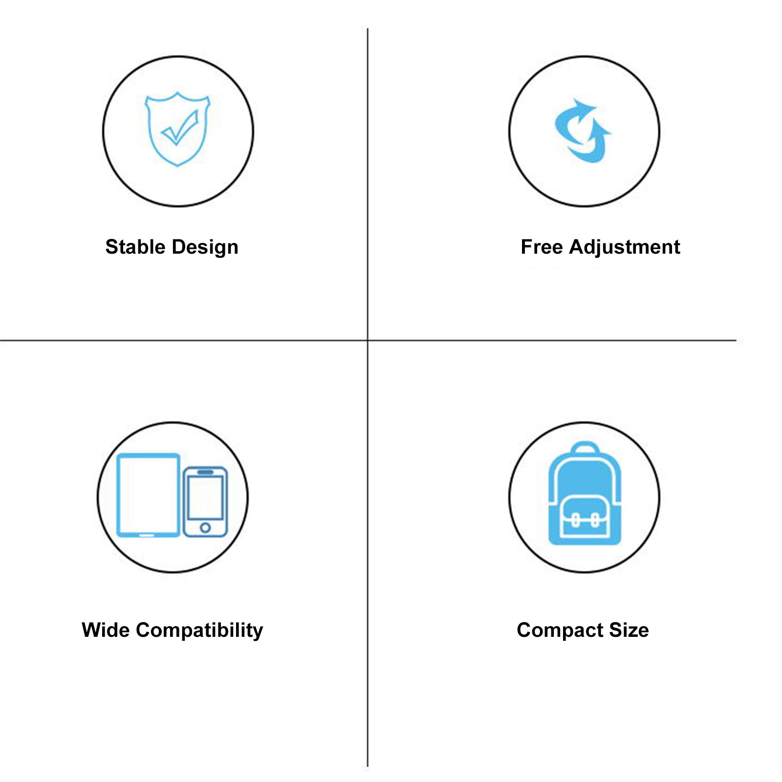 

Z4A Регулируемая подставка для сотового телефона Складной держатель для настольного телефона Алюминиевый союзник Поворотная на 270 градусов подставка