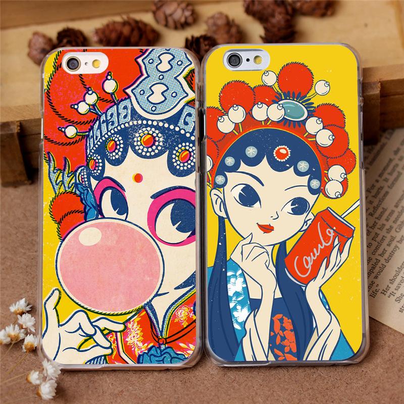 Husa de telefon amuzantă și încântătoare Operă Peking pentru iPhone XS 12 Mini 11 Pro Max Moale XR 10 X 8 7 6s Plus 6 SE 5 Husă mobilă unică