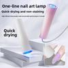 Portable and Quick-drying Nail Art One-line Lamp, Wearable Nail Curing Light Therapy Baking Lamp, Mini Lighting Lamp, Quick-drying Lamp
