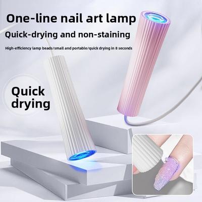 Tragbare und schnelltrocknende Nailart-Einlinienlampe, Tragbare Nagelhärtungs-Lichttherapie-Backlampe, Mini-Beleuchtungslampe, Schnelltrocknende Lampe