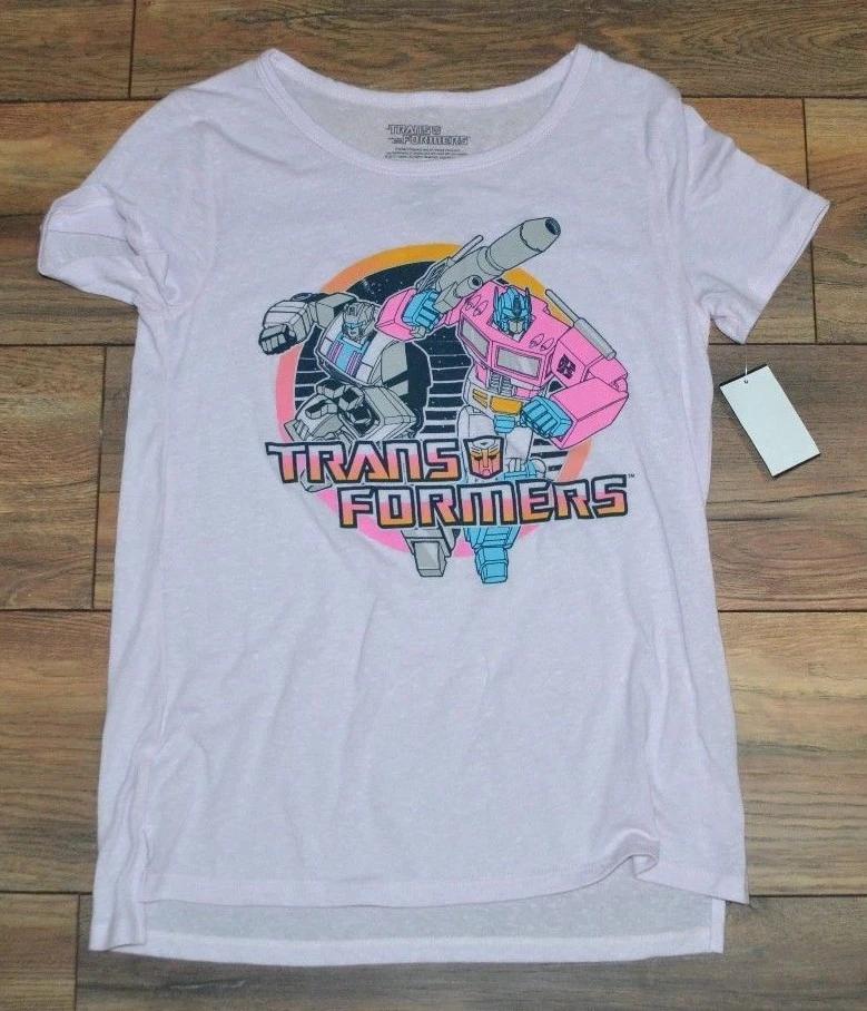 Transformers Juniors Short Sleeve Crew Neck Top Officially Licensed 100% Cotton T-shirt Mens Tees Top Tee S