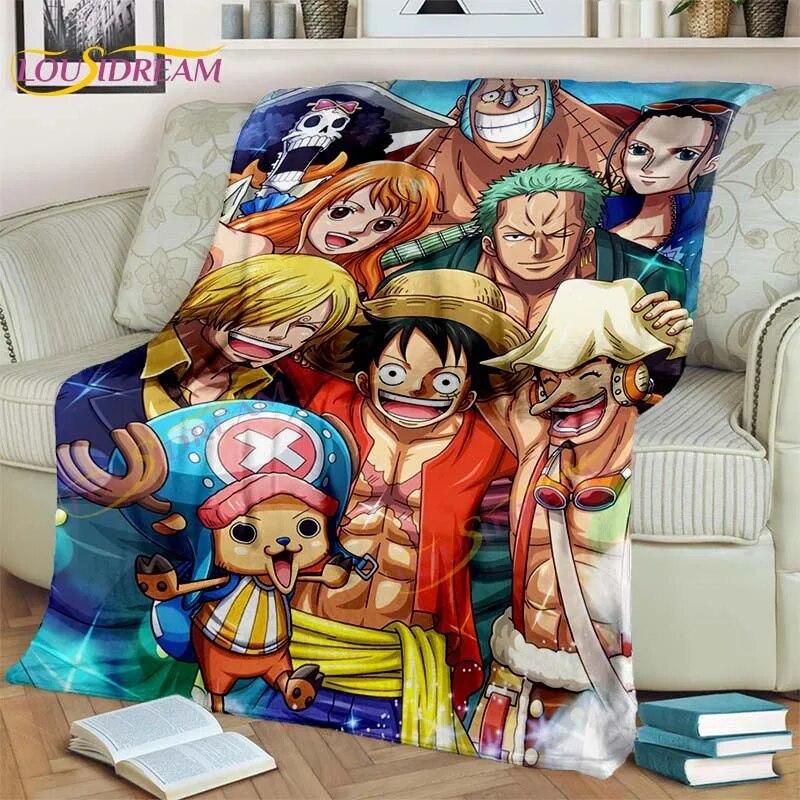 Fairy Tail Blanket Anime Blanket Natsu Blanket 3D Cartoon Covered Blanket Flannel for Bedding Children Room Decor Warm Blanket