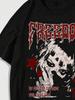 Freiheit Porträt Hip Hop Punk Y2k Unisex Männer Frauen Baumwoll-T-Shirt Luxusmode Übergröße Top Kurzarm Klassisches T-Shirt S-4xl