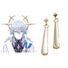 CHIASA Collapse Star Rail Robin Sunday Cosplay Accessories Earrings Ear Decorations Younger Sister Older Brother Pinocony Character Props Game Costume