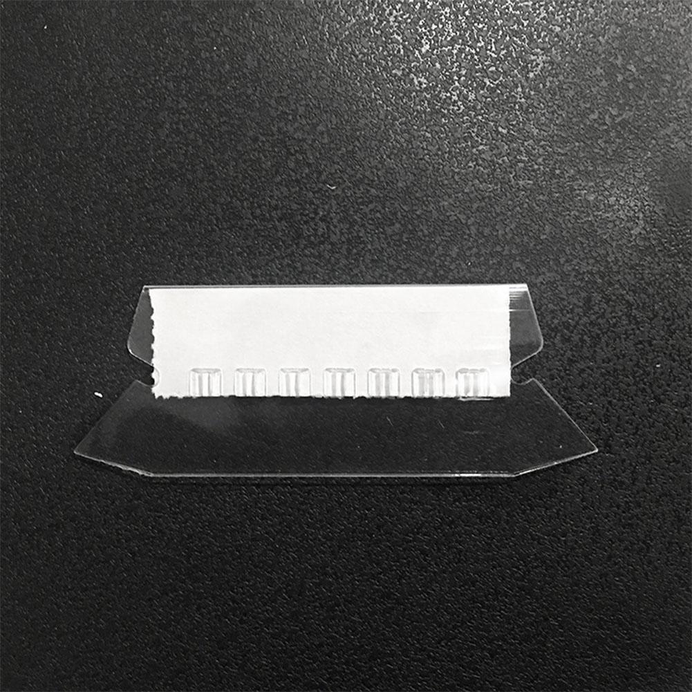 25Pcs/Set Transparent Tag Clip Indexes Holder for Hanging Folders