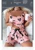 2026 Summer Women's Pajama Set: Cute Printed Camisole Home Wear