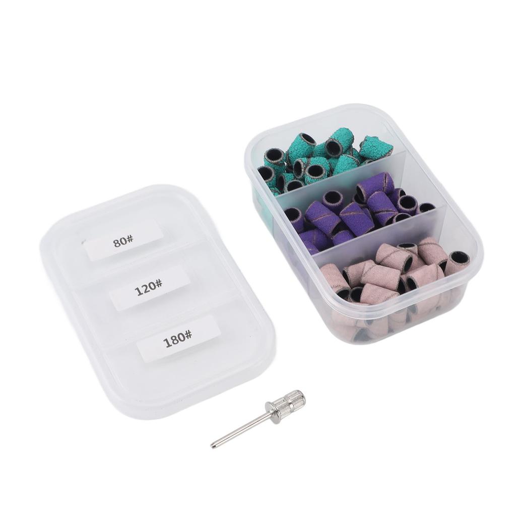 75 buc bandă mică de șlefuit pentru manichiură 80# 120# 180# Banda de șlefuit profesională pentru exfoliere pentru pediatrie