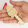 Darling Souvenir Made With Love Home Sweet Home Personalized Wood Ornament Housewarming Gift Christmas Tree Decoration Pack of