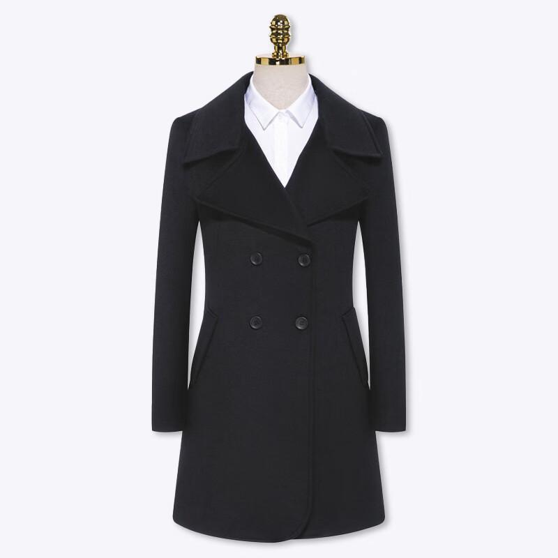 

Trueman Унисекс Зимнее Профессиональное Пальто Средней Длины из Шерстяной Смеси 4XL