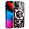 Magnetic Snowflake Transparent Full Coverage Case for iPhone 15/16/17 Pro Max