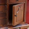 1 Pezzo 1:12 Artigianato in Legno in Miniatura Casa delle Bambole Armadietti Classici Europei Arredamento per Camera da Letto Decorazione Fai da Te