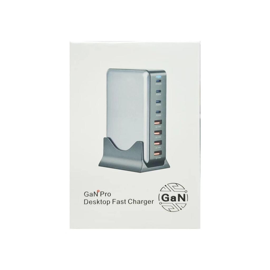 440W Multi-Port Gallium Nitride PD Charger with 8 Ports and PD100W Adapter