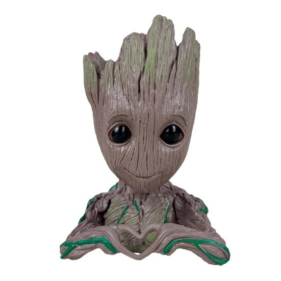 Tree Man Pen Holder Large Capacity PVC Vase Desk Organizer Box Stationery Storage Container Home Office Desktop Decoration Ornament