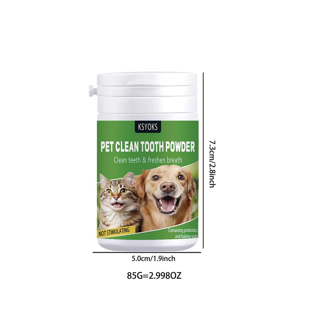 Pet Tooth Powder Can Improve Tooth Cleanliness and Provide Delicate Cleaning