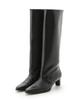 Wide Shaft Long Boots LWGS249008 BLK [Lily Brown]