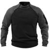 Men's Double Sleeve Color Block Tactical Fleece Hoodie for Spring/Autumn