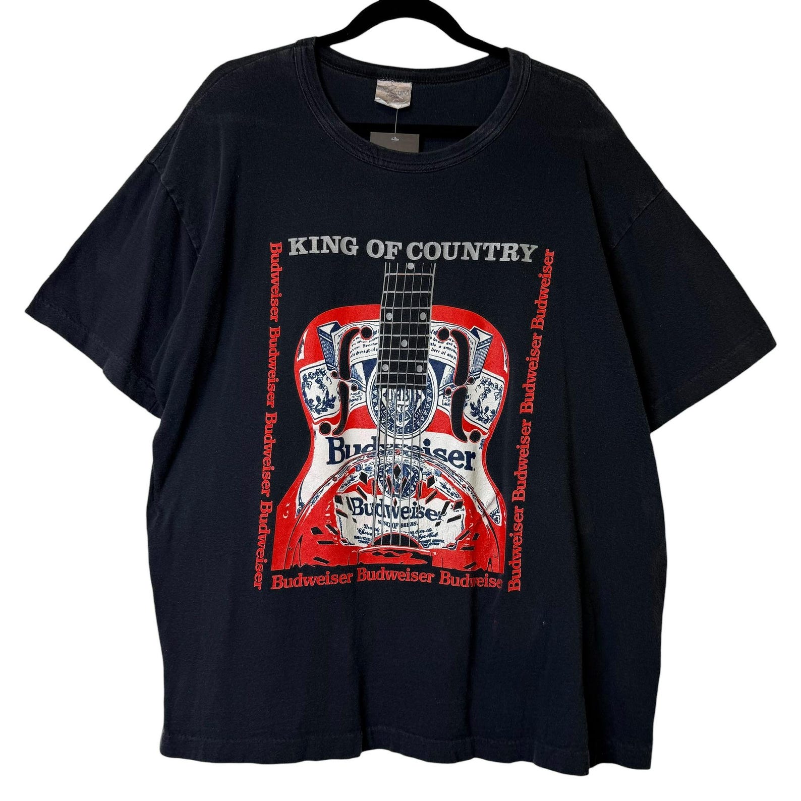 90 s Budweiser Guitar T shirt Sz XL (B1407) S