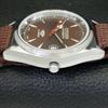REFURBISHED CITIZEN AUTOMATIC 8200 JAPAN MENS BROWN COLOR DIAL WATCH A432347-2 R111-a432347