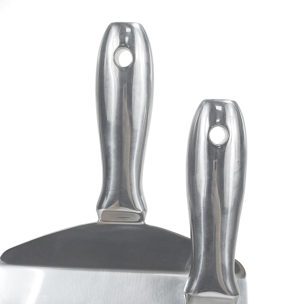 Stainless Steel Bucket Scoop Arc-shape Shovel Bucket Scoop Drywall and Plaster Tool for Drywall Finishing