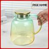 PIGE HOME Transparent Glass Teapot with Infuser High Borosilicate Glass Heat-resistant Cooling Kettle Teaware Kitchen Drinkware