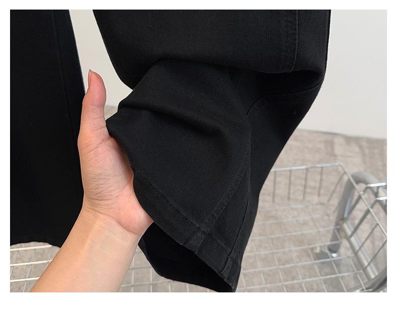 Spring Plus Size High-Waisted Slimming Flare Jeans - 300 Jin Casual Stretch Pants for Women