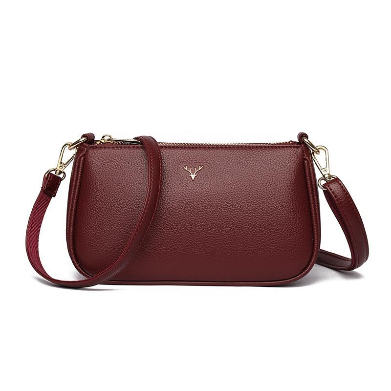 Lässige einfache Handy-Umhängetasche Damen neue Mode Reise Messenger Bag Retro vielseitige Achsel-Schultertasche