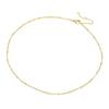 CARLIDANA Elegant 316 Stainless Steel Cuban Paperclip Link Chain Choker Necklace Jewelry for Fashionable Adults and Sophisticate