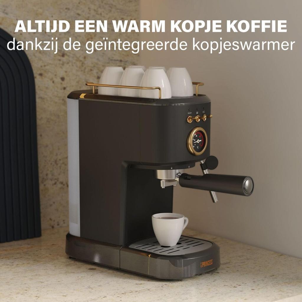 Electric Coffee-maker Princess 249417 Black 1100 W 1,2 L