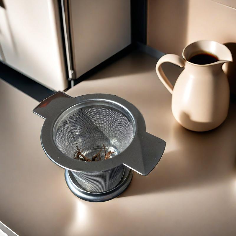 Stainless Steel Tea Strainer Reusable Filter Sieve Cup Parts Strainer for Tea Filters Mesh Tea Brewing Strainer