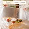 Jie Ri Bang Disposable Transparent Tablecloths (10-Pack)