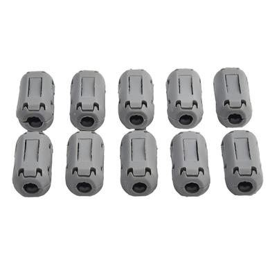 Ferrite Ring Core Clips 10 Pack for USB Mouse & Headphone Cables Minimizing Electromagnetic Interference Effectively