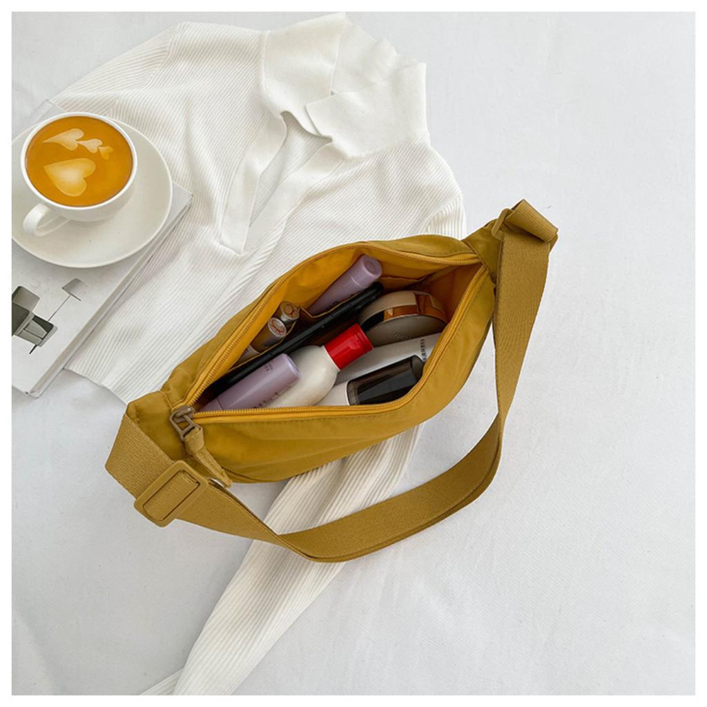 Dámská neformální nylonová crossbody taška Velkokapacitní tašky přes rameno Volnočasová módní Taštička na knedlík Venkovní cestování Balíček na dojíždění Malá látková taška