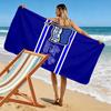 Hertha Legacy Print Beach Towel, Large Soft Quick Dry Towel for Beach Camping Swimming
